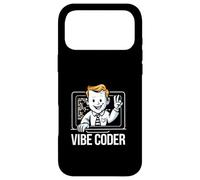 Carcasa para iPhone 17 Pro MAX Vibe Coder Retro 1950s Programador Portátil Coding Estética