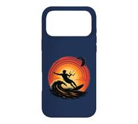 Carcasa para iPhone 17 Pro MAX Viento Infinito y energía oceánica Kitesurf Atardecer