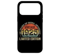 Carcasa para iPhone 17 Pro MAX Vintage 1925 Edición Limitada 101 Cumpleaños 101 Años