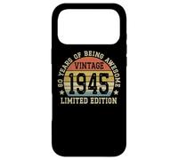 Carcasa para iPhone 17 Pro MAX Vintage 1945 Edición Limitada 80-Year-Old 80th Birthday