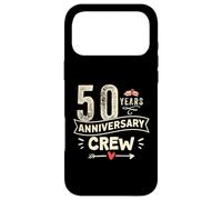 Carcasa para iPhone 17 Pro MAX Vintage 50 Years Marriage Anniversary Crew Couple His/Her