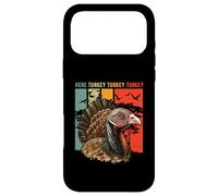 Carcasa para iPhone 17 Pro MAX Vintage Animal Aquí Pavo Salvaje Turquía Turquía Temporada de Caza