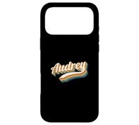 Carcasa para iPhone 17 Pro MAX Vintage Audrey Nombre Personalizado Audrey