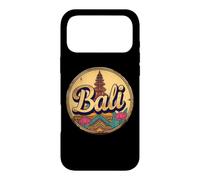 Carcasa para iPhone 17 Pro MAX Vintage Bali Indonesia Retro Templo Lotus Flores Suvenir