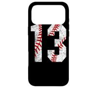 Carcasa para iPhone 17 Pro MAX Vintage Baseball Mom #13 Jersey Baseball Jugador Favorito