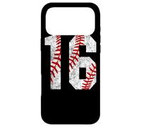 Carcasa para iPhone 17 Pro MAX Vintage Baseball Mom #16 Jersey Baseball Jugador Favorito