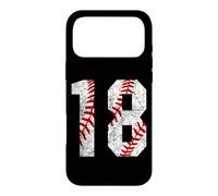 Carcasa para iPhone 17 Pro MAX Vintage Baseball Mom #18 Jersey Baseball Jugador Favorito