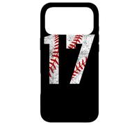 Carcasa para iPhone 17 Pro MAX Vintage Béisbol Mamá #17 Jersey Béisbol Número 17