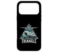 Carcasa para iPhone 17 Pro MAX Vintage Bermuda Triangle Mystery Plane Ship Wave Graphic