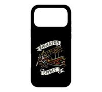 Carcasa para iPhone 17 Pro MAX Vintage Biplane Aviator Spirit Retro Airplane Pilot
