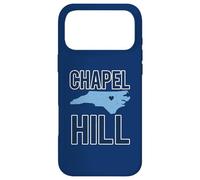 Carcasa para iPhone 17 Pro MAX Vintage Chapel Hill Carolina del Norte Mapa con un corazón