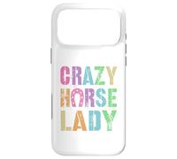Carcasa para iPhone 17 Pro MAX Vintage Crazy Horse Lady Equestrian Squad Pony Vibes