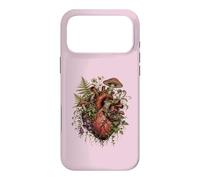 Carcasa para iPhone 17 Pro MAX Vintage Dark Academia Hongo Helecho Botánico Corazón