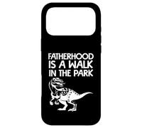 Carcasa para iPhone 17 Pro MAX Vintage Fatherhood is A Walk in The Park Dad T Rex Dinosaur