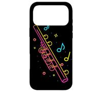 Carcasa para iPhone 17 Pro MAX Vintage Flauta Música Una Línea Dibujo Flautista
