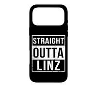 Carcasa para iPhone 17 Pro MAX Vintage Funny Straight Outta Linz Upper Austria Austrian