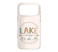 Carcasa para iPhone 17 Pro MAX Vintage Junto al Lago cabaña Paddle Fin de Semana Ambiente del Lago