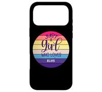 Carcasa para iPhone 17 Pro MAX Vintage Just A Girl ama a Elvis