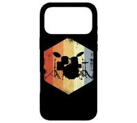 Carcasa para iPhone 17 Pro MAX Vintage Kit de batería Sketch Banda de Música Kit de batería