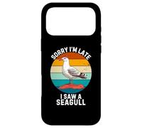 Carcasa para iPhone 17 Pro MAX Vintage Lindo Gaviotas Lo Siento Late Vi Un Gaviotas