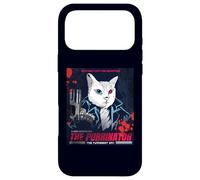 Carcasa para iPhone 17 Pro MAX Vintage Movie Poster The Purrinator Funny Cat