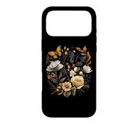 Carcasa para iPhone 17 Pro MAX Vintage Pressed Flowers Butterflies Floral Boho Wildflowers