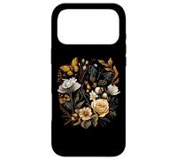 Carcasa para iPhone 17 Pro MAX Vintage Pressed Flowers Butterflies Floral Boho Wildflowers