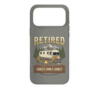 Carcasa para iPhone 17 Pro MAX Vintage Retired RV Camping Camper Fishing Outdoors