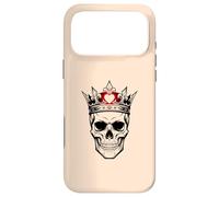 Carcasa para iPhone 17 Pro MAX Vintage Retro King Crown Chess Skull