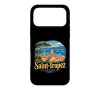 Carcasa para iPhone 17 Pro MAX Vintage Saint Tropez Francia Viaje Souvenir Monumento Regalo