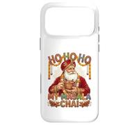 Carcasa para iPhone 17 Pro MAX Vintage Santa Drinking Masala Chai Christmas India Men Women