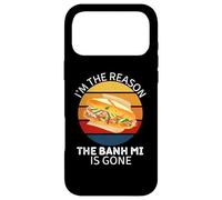 Carcasa para iPhone 17 Pro MAX Vintage Soy la razón por la Que Banh Mi se ha ido Amante de la Comida