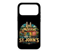 Carcasa para iPhone 17 Pro MAX Vintage St Johns Antigua y Barbuda Viaje Monumento Regalo