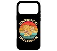 Carcasa para iPhone 17 Pro MAX Vintage Stromboli Es Mi Amor Idioma Stromboli Alimento Amante