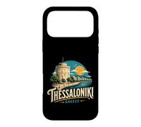 Carcasa para iPhone 17 Pro MAX Vintage Thessaloniki Grecia Travel Souvenir Landmark Gift