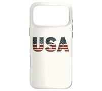 Carcasa para iPhone 17 Pro MAX Vintage USA US Flag Patriotic 4th of July America