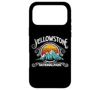Carcasa para iPhone 17 Pro MAX Vintage Yellowstone National Park Retro Mountains Design