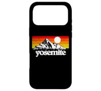 Carcasa para iPhone 17 Pro MAX Vintage Yosemite National Park Retro Mountains & Sun Graphic