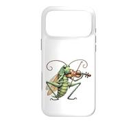 Carcasa para iPhone 17 Pro MAX Violinista Saltamontes músico Regalo para Hombres, Mujeres y niños