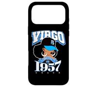 Carcasa para iPhone 17 Pro MAX Virgo 1957 Zodiac Year Melanin Skin Afro Diva Rasgos