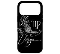 Carcasa para iPhone 17 Pro MAX Virgo Zodiac Moon Floral Celestial Astrología Gráfico