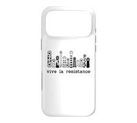 Carcasa para iPhone 17 Pro MAX Vive La Resistance Protest Sign,Resist Cat Paw Womens Rights