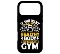 Carcasa para iPhone 17 Pro MAX Vive Sano IR al Gimnasio | Entrenamiento de motivación física