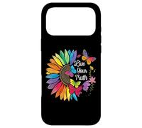 Carcasa para iPhone 17 Pro MAX Vive tu Verdad, arcoíris, Girasol, Mariposas Coloridas, Orgullo