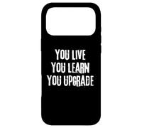 Carcasa para iPhone 17 Pro MAX Vives Aprende Actualizar Divorcio Divertido Sarcástico