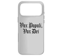 Carcasa para iPhone 17 Pro MAX VOX POPULI VOX DEI Frase Latina