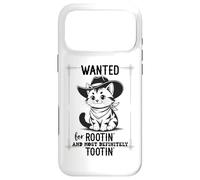 Carcasa para iPhone 17 Pro MAX Wanted for Rootin Most Definitely Tootin Cowboy Cat Farting
