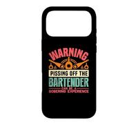Carcasa para iPhone 17 Pro MAX Warning Pissing Off The Bartender Funny Bartending