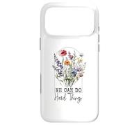 Carcasa para iPhone 17 Pro MAX We Can Do Hard Things Flower Motivational Cita Inspiración