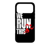 Carcasa para iPhone 17 Pro MAX We Run This Correr motivación maratón Fitness Entrenamiento